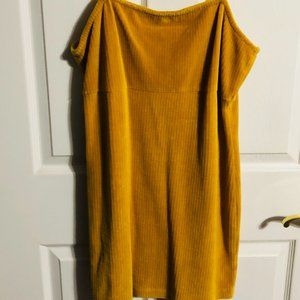 Mustard Mini Dress